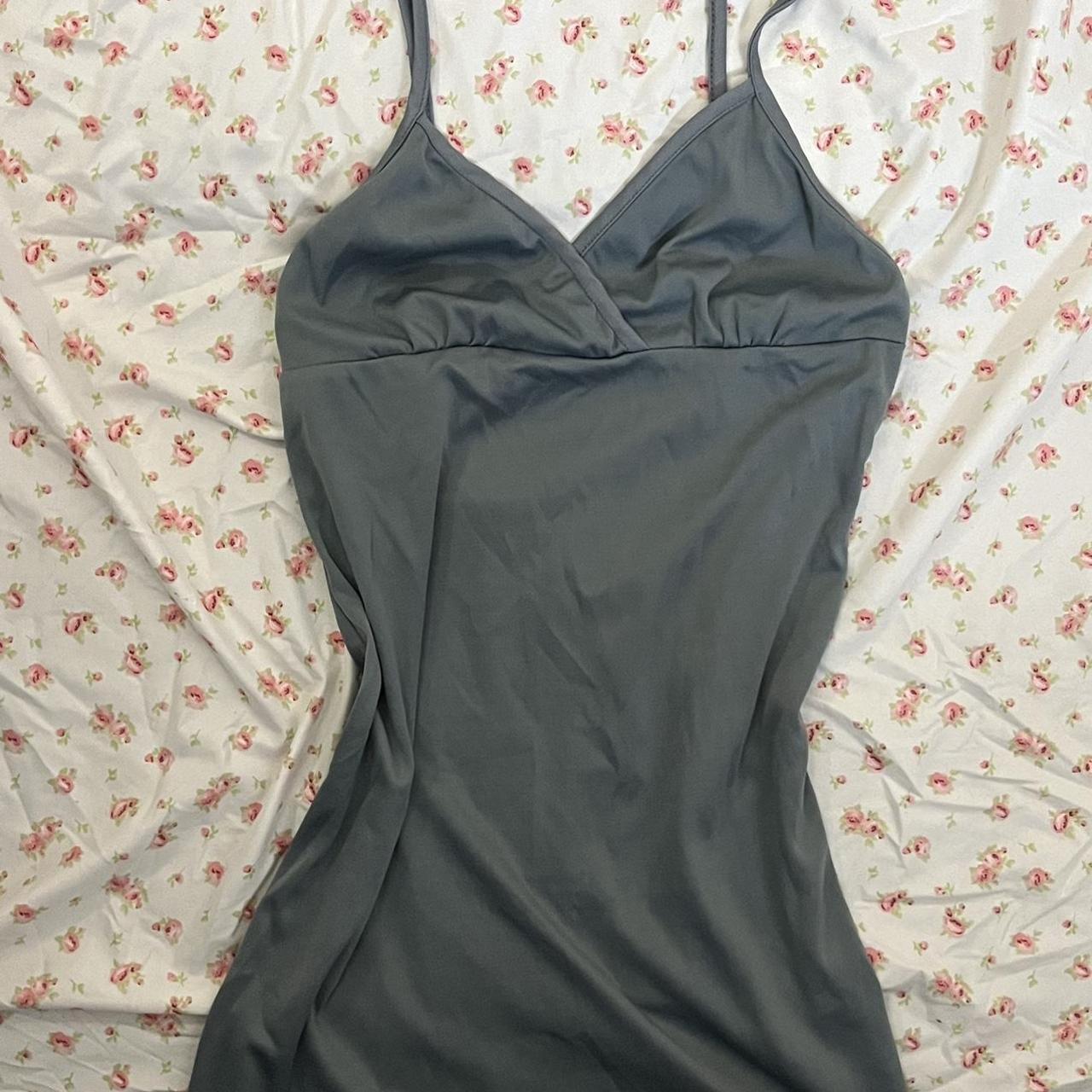 Brandy Melville Women's Grey Dress Depop