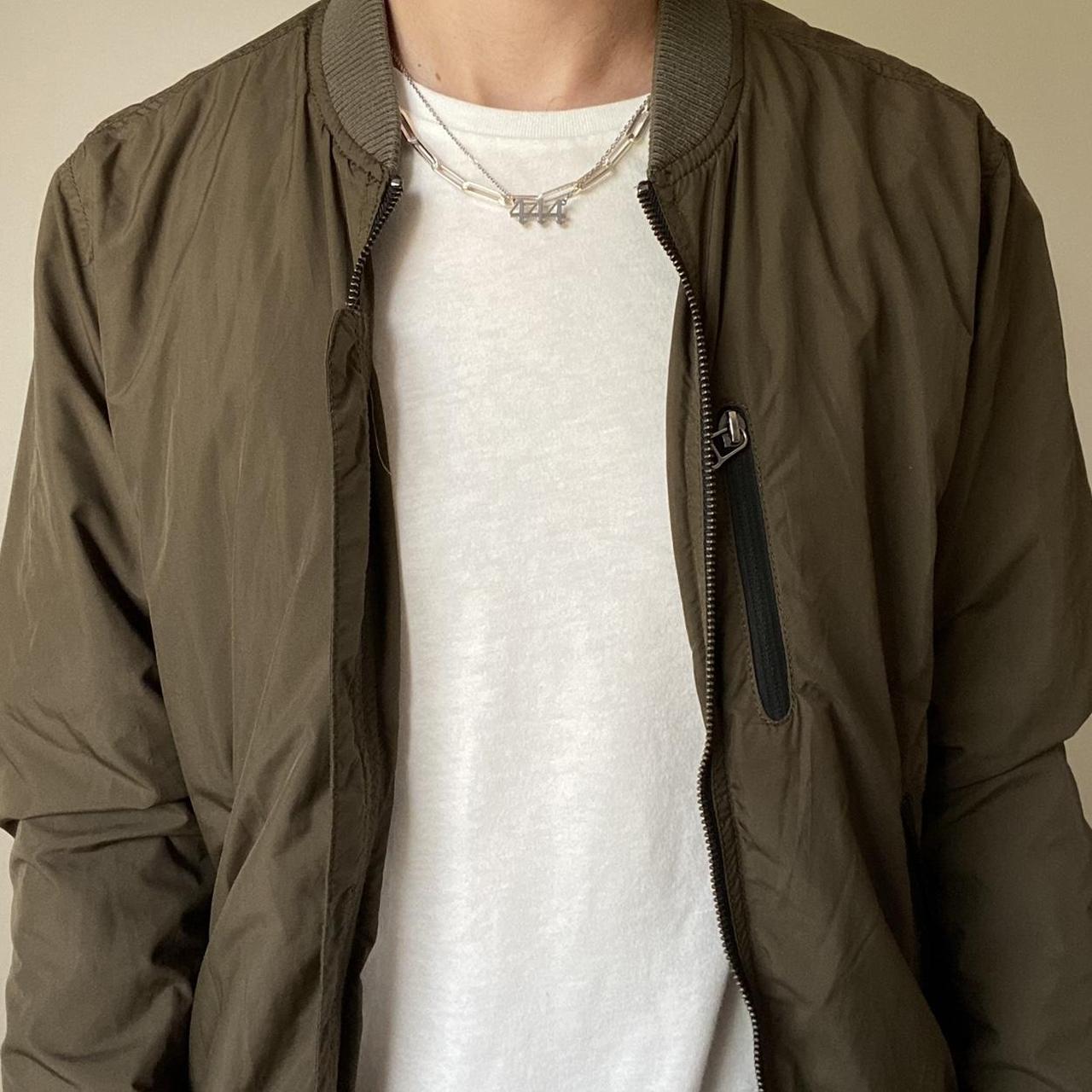 H&M brown jacket, perfect light fall jacket Size... Depop