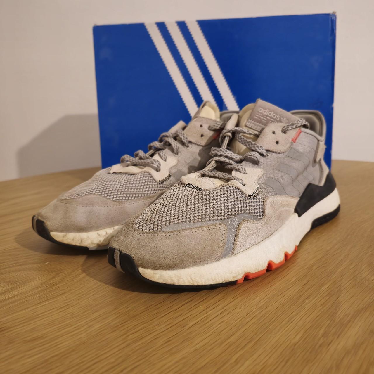 Adidas nite jogger grey spazzola orange