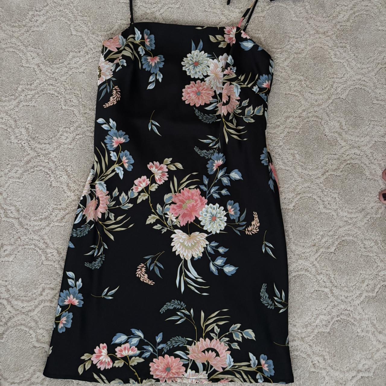 Princess Polly Women's Slip Dress Black/Multi – Black floral