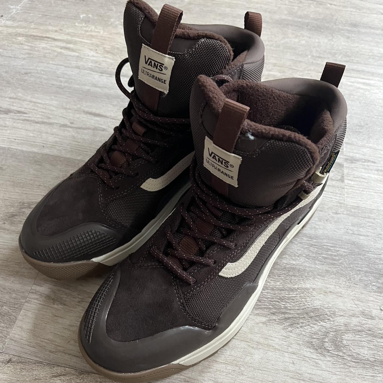 Vans ultrarange hi top brown