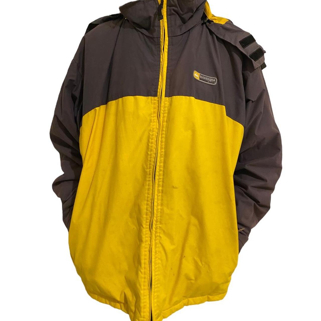 Quiksilver snowboarding company ski jacket in a... - Depop