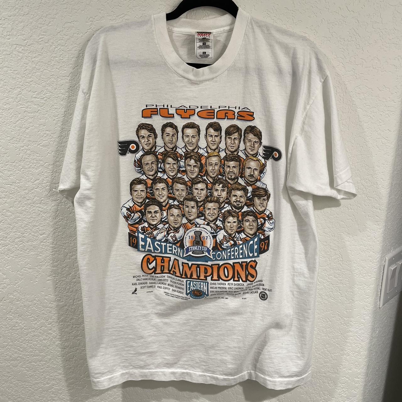 Vintage Philadelphia Flyers 1997 championship... - Depop