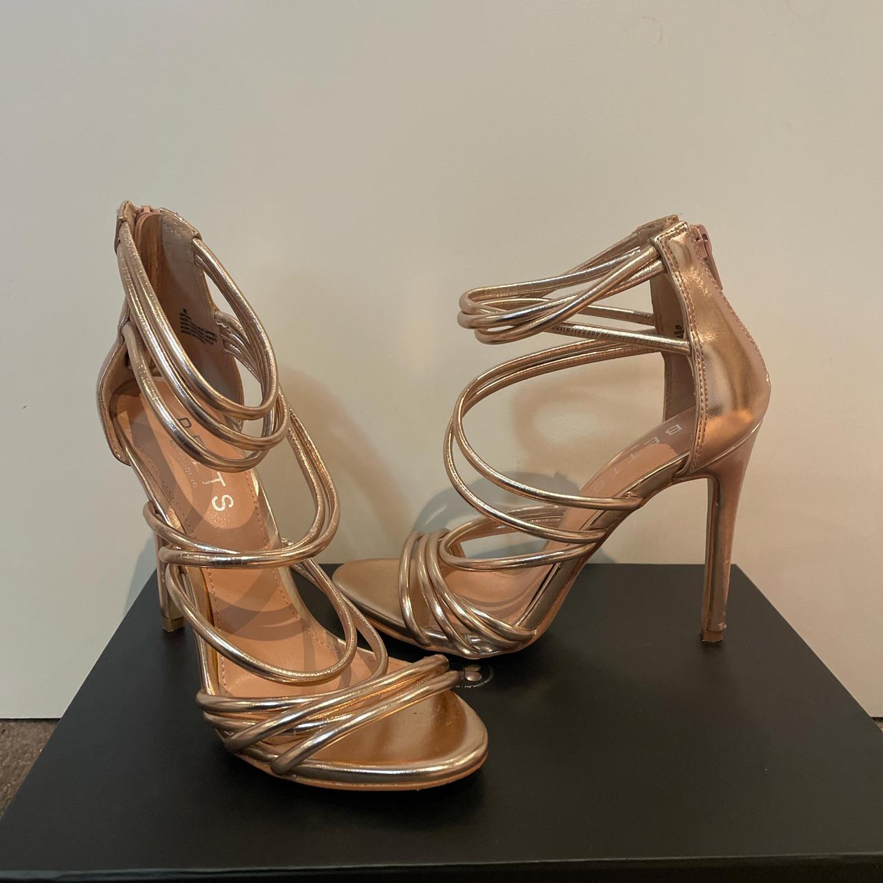 betts silver heels