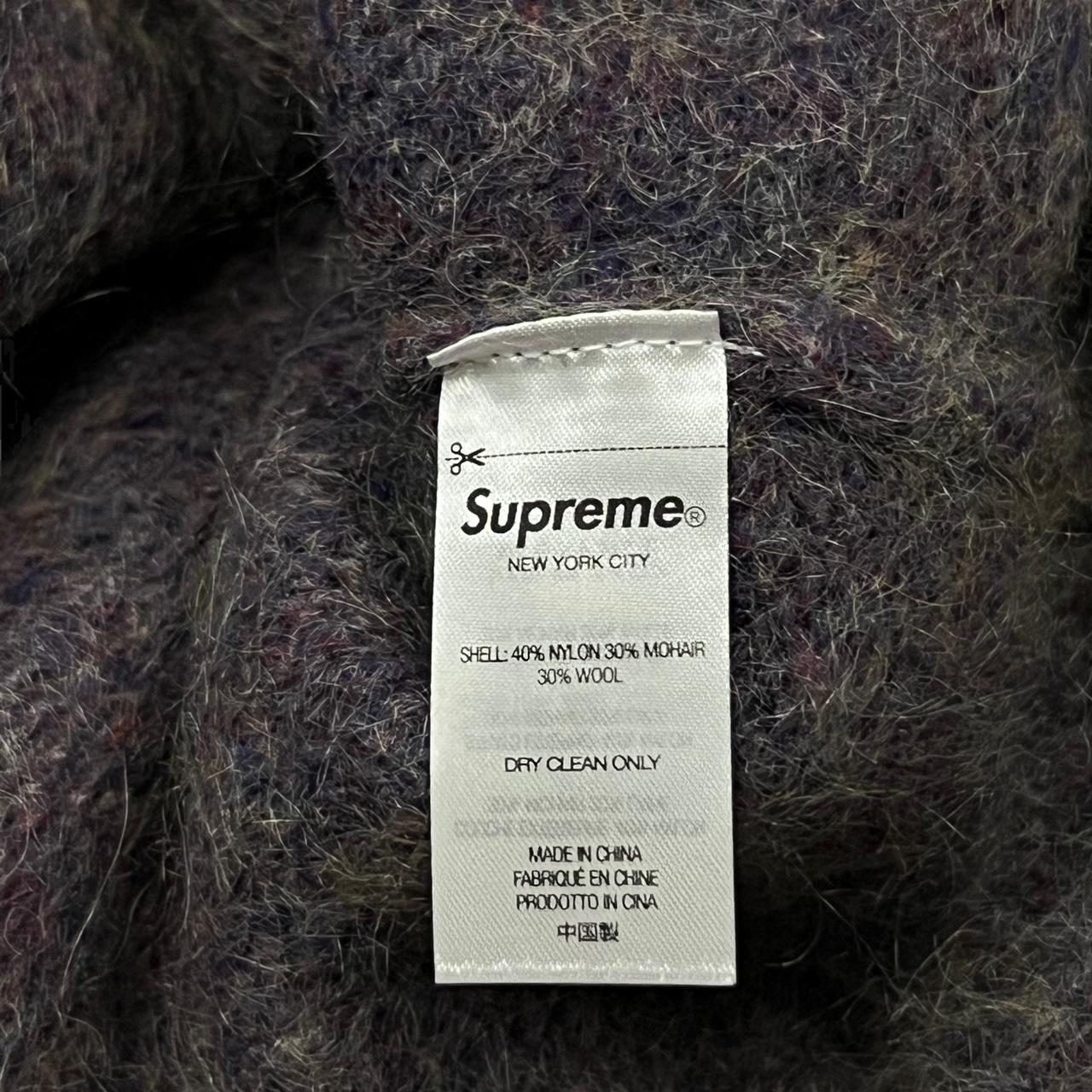 Supreme Mohair Sweater Color: Purple Melange 28Lx25w - Depop