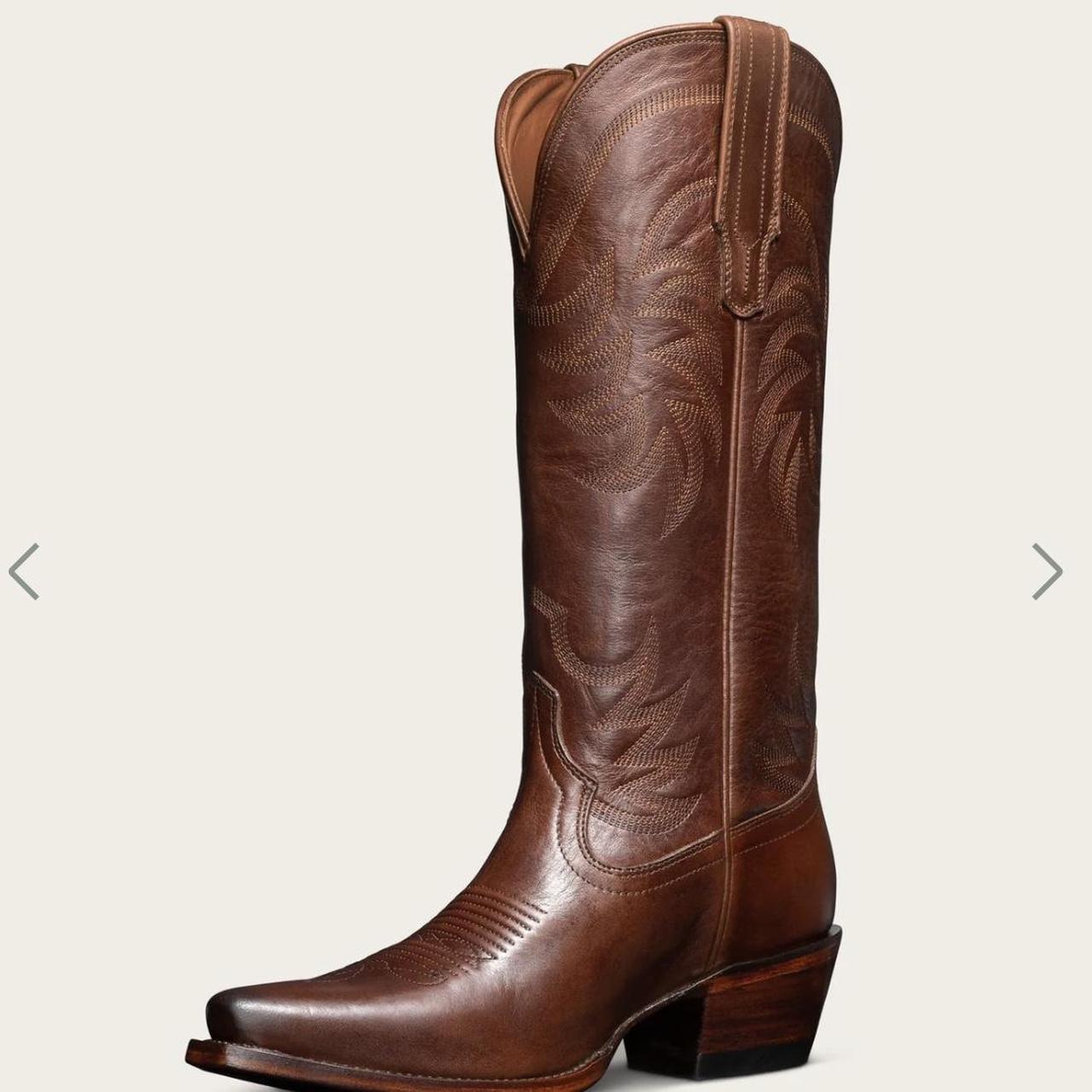 Tecovas The Annie Cowboy Boots in Brown (Sequoia).... Depop