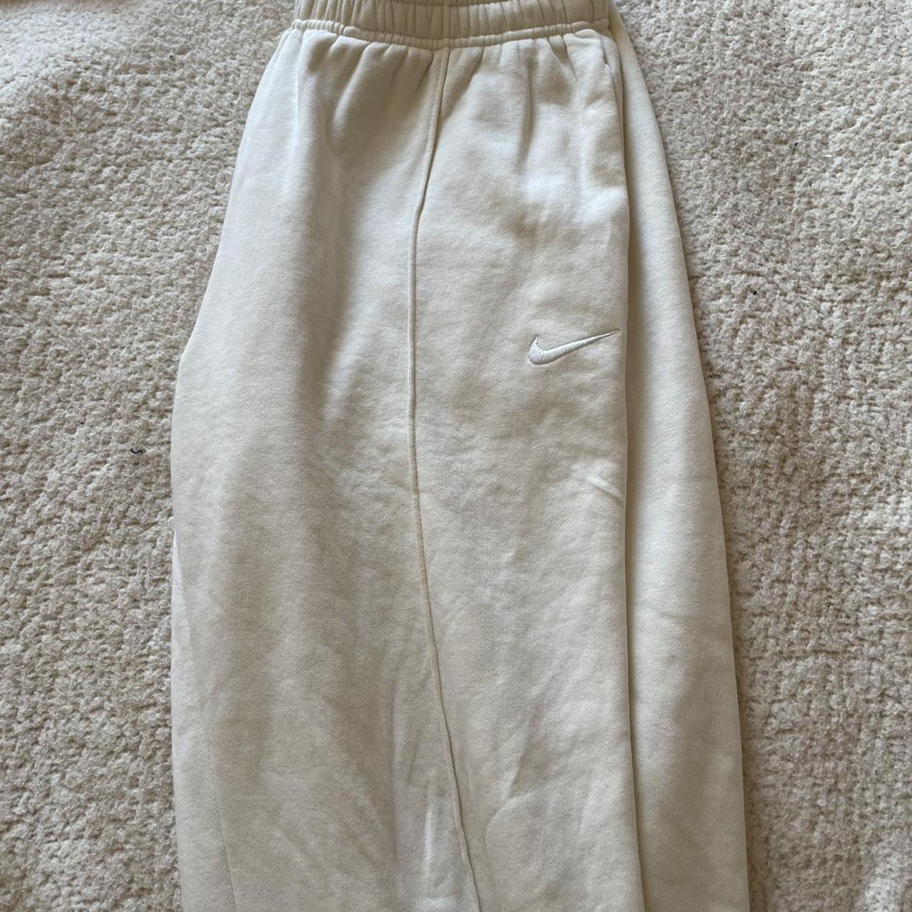 Beige Nike joggers in great condition only... Depop