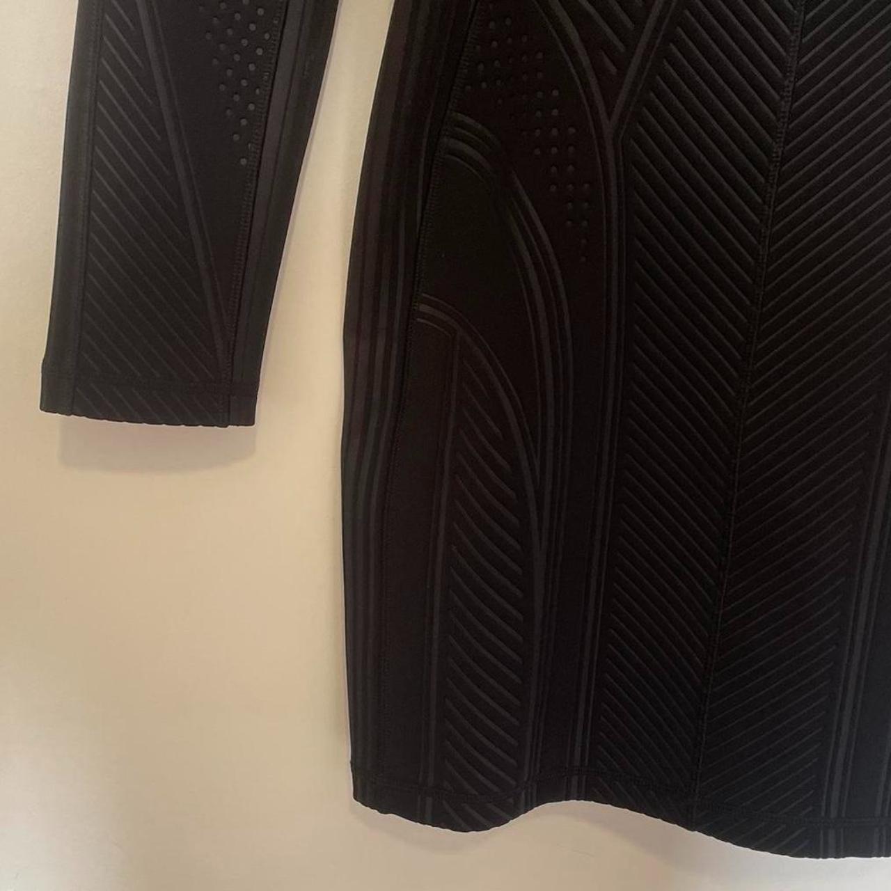 Mugler Scuba Turtleneck Bodyfit Dress, Estimated... Depop