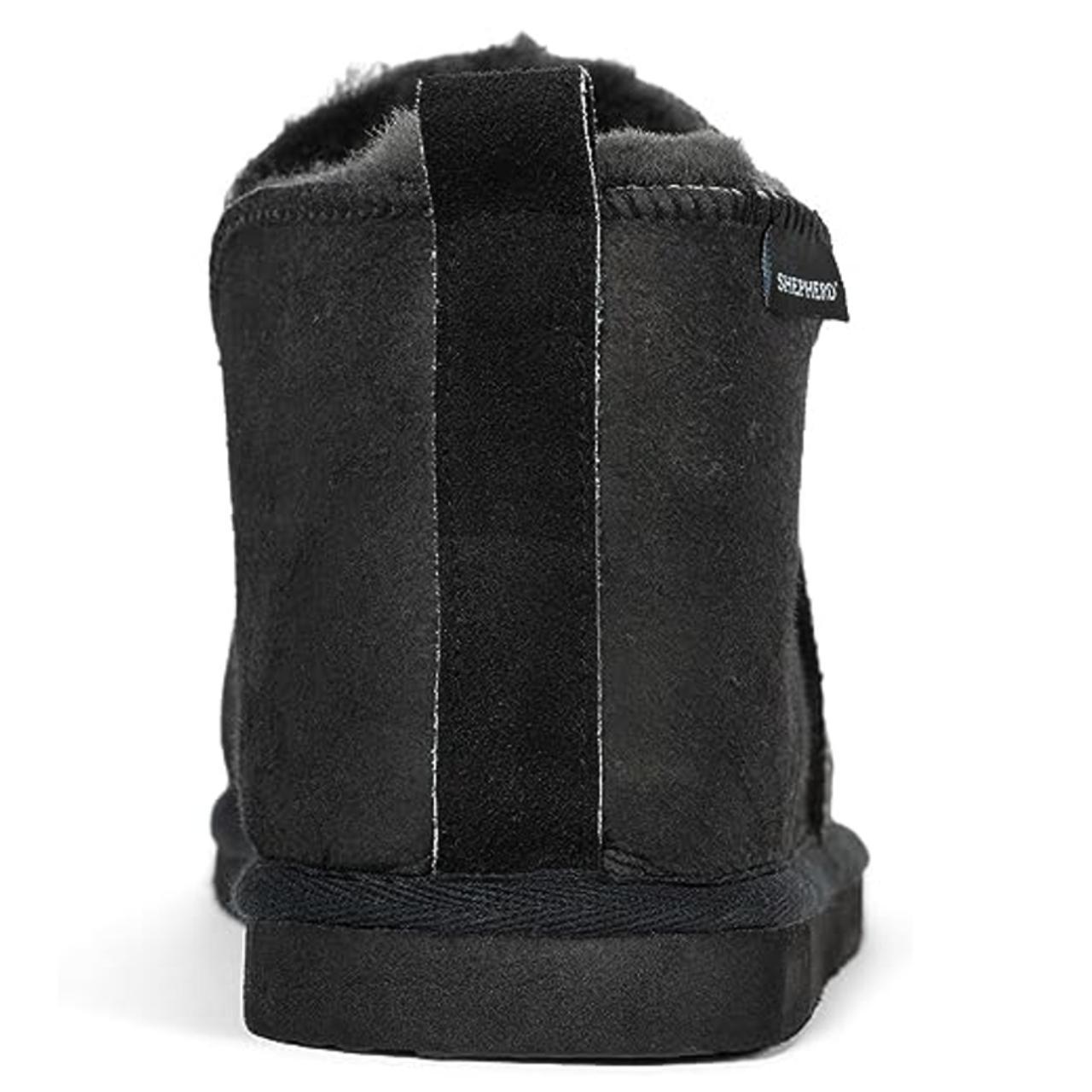 Stone Oiled Antique Shepherd Of Sweden Men's Anton Classic Sheepskin Slippers | UK