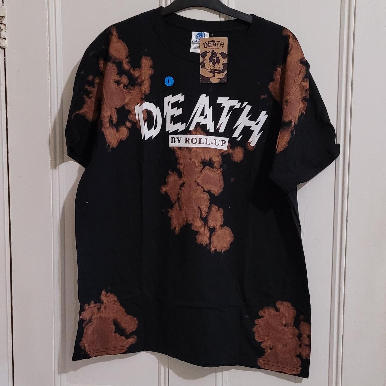 Black Death by Roll Up short sleeve tee shirt. - Depop