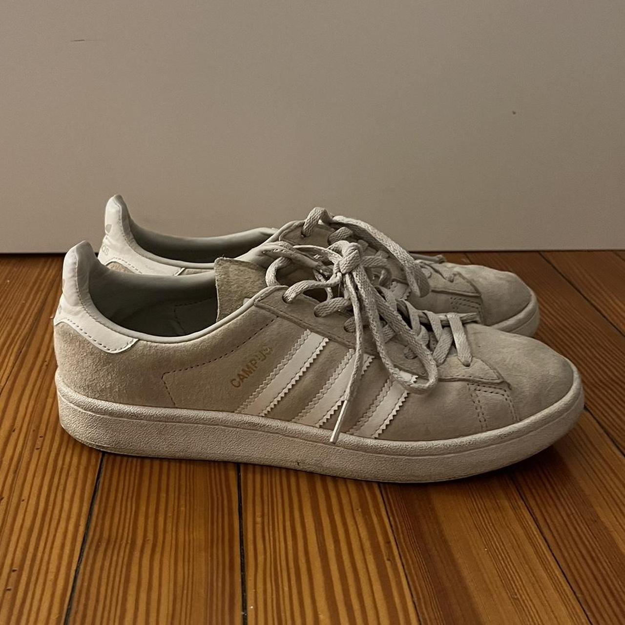 Adidas campus classic beige size 7 women’s - Depop