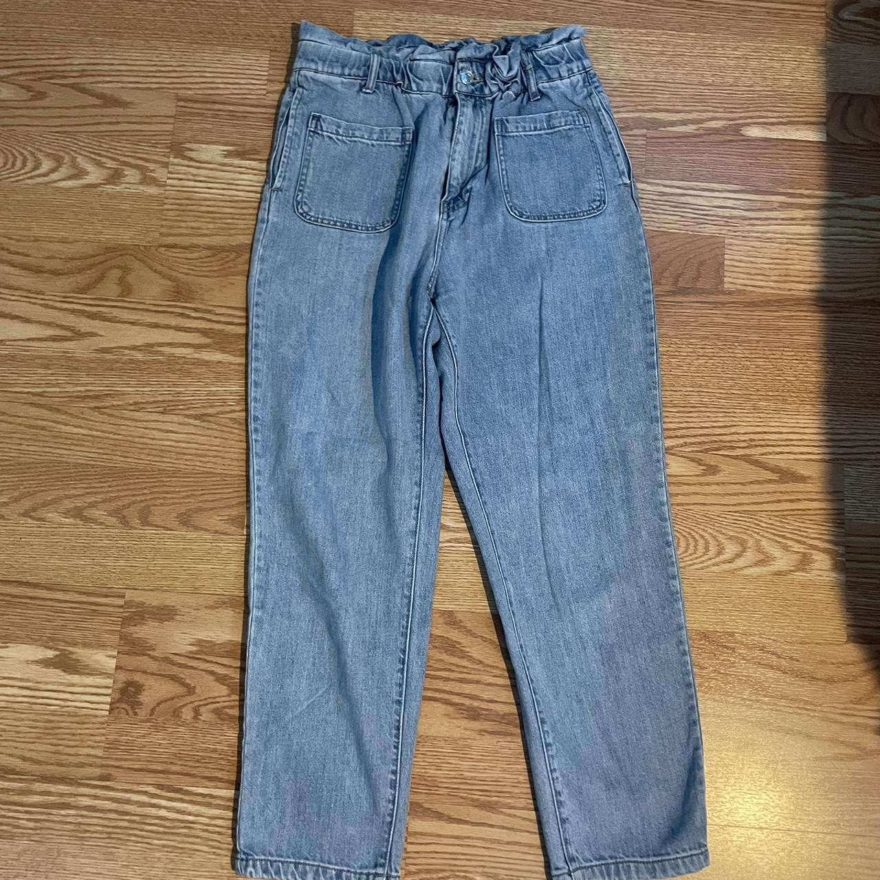 High waisted jeans. Size7, Waist27, washed denim.... Depop