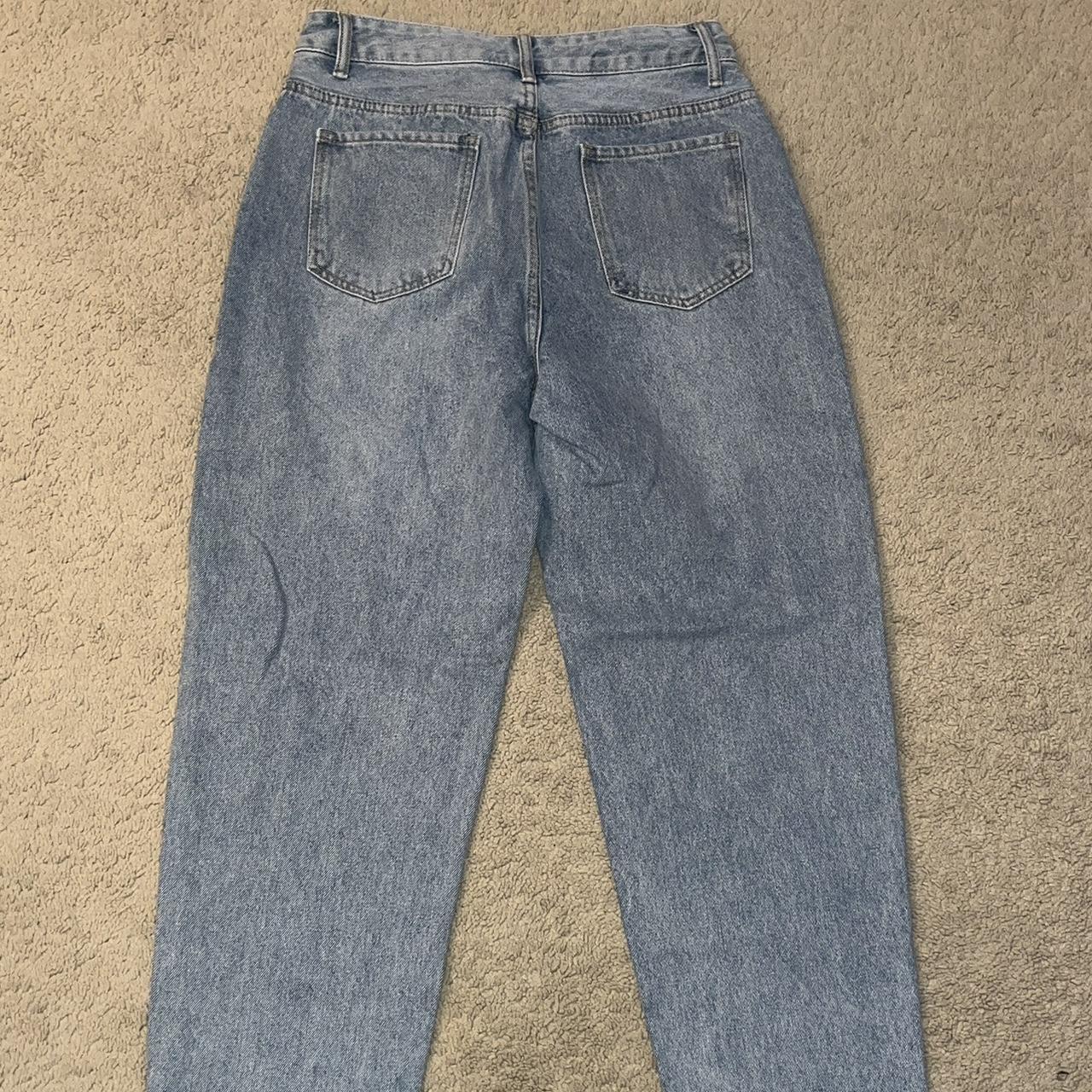 Light blue baggy jeans size M. Never worn... - Depop