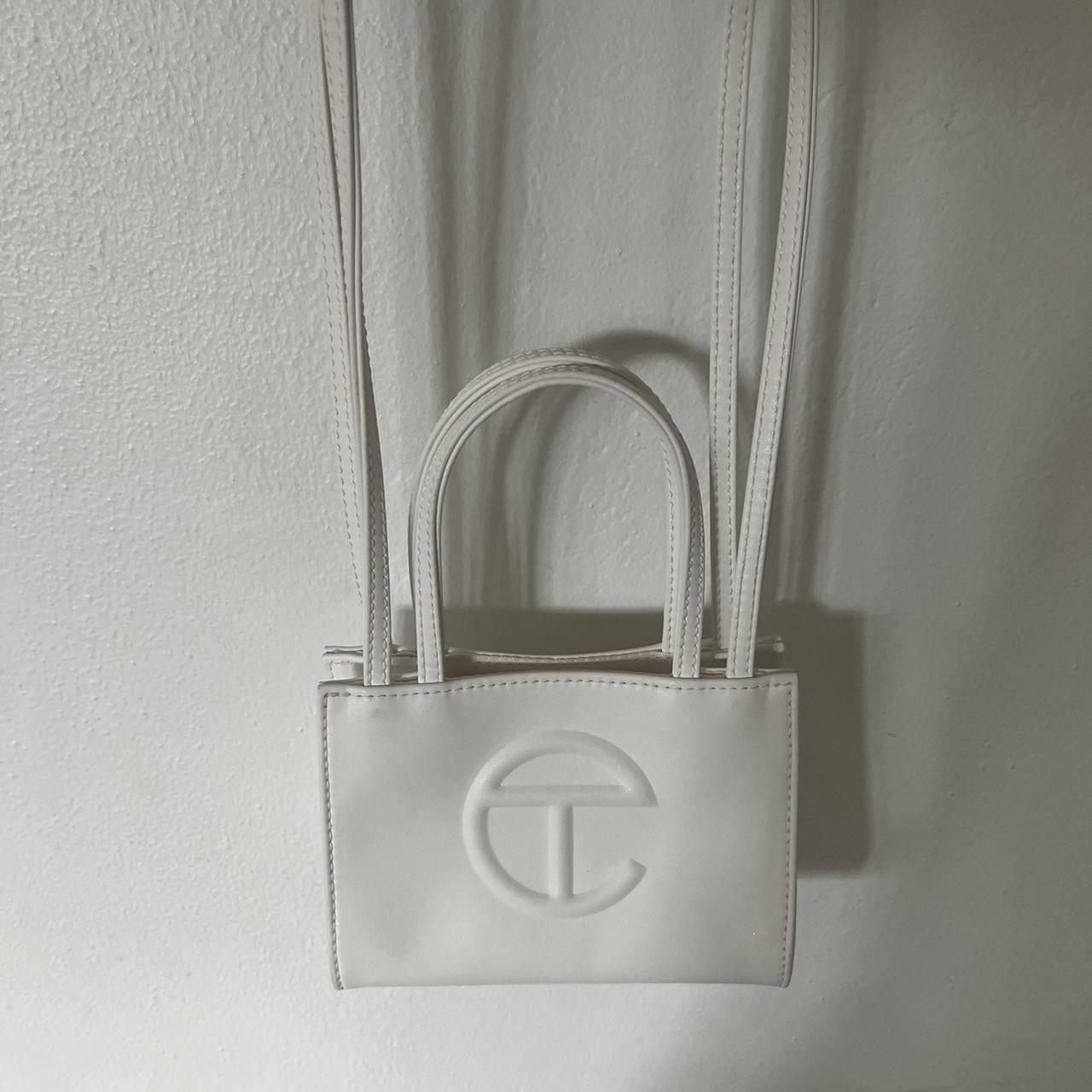 Small white coach online purse