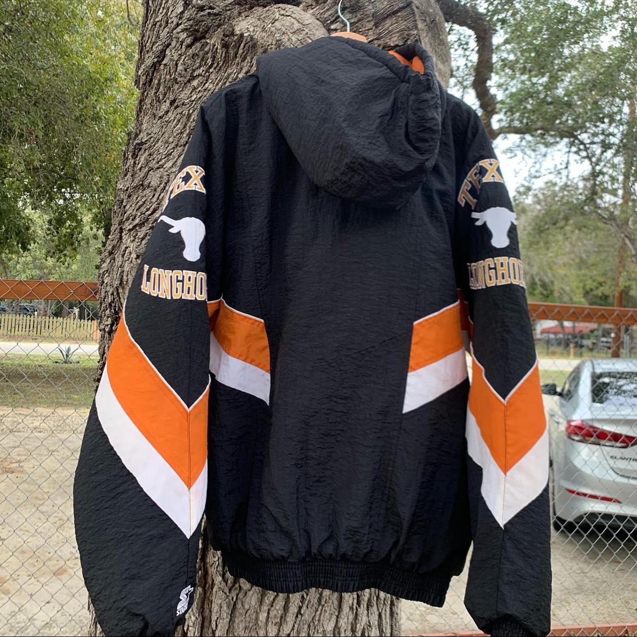 90s Starter Longhorn Jacket Size XL longhorns... Depop