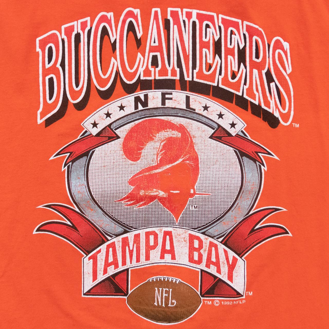 VTG 1992 Tampa Bay Buccaneers Logo Athletic T-Shirt X-Large Single Stitch  NWT