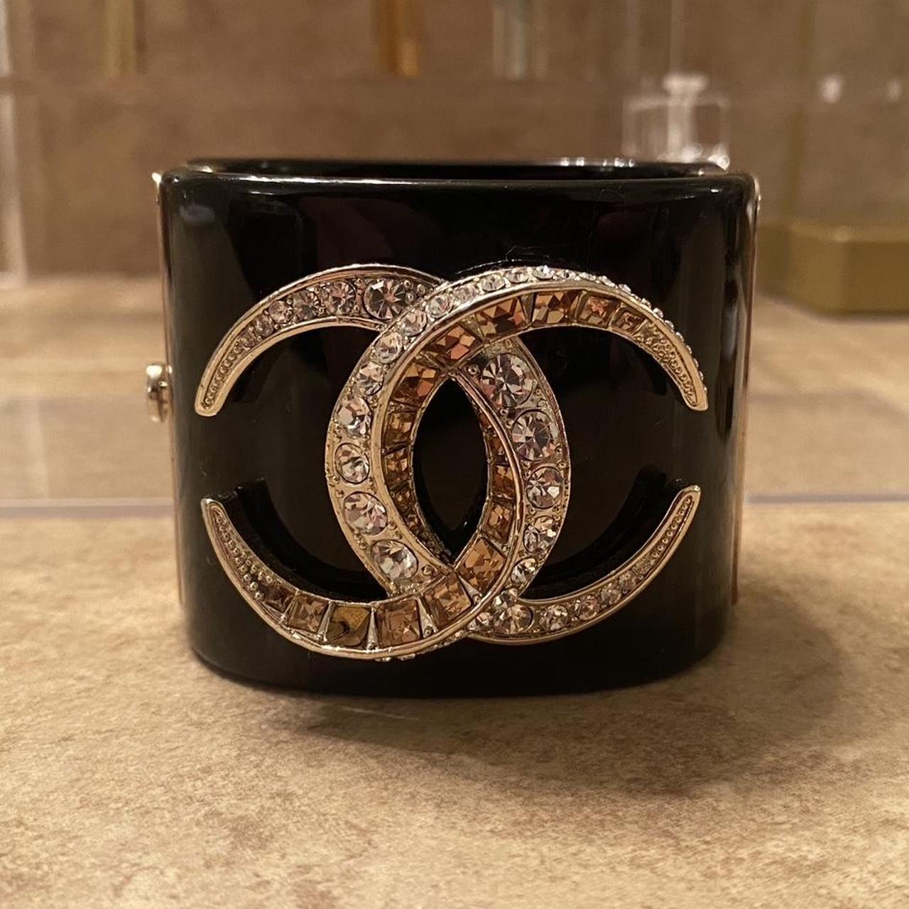 black chanel bracelet , in really good condition. Depop