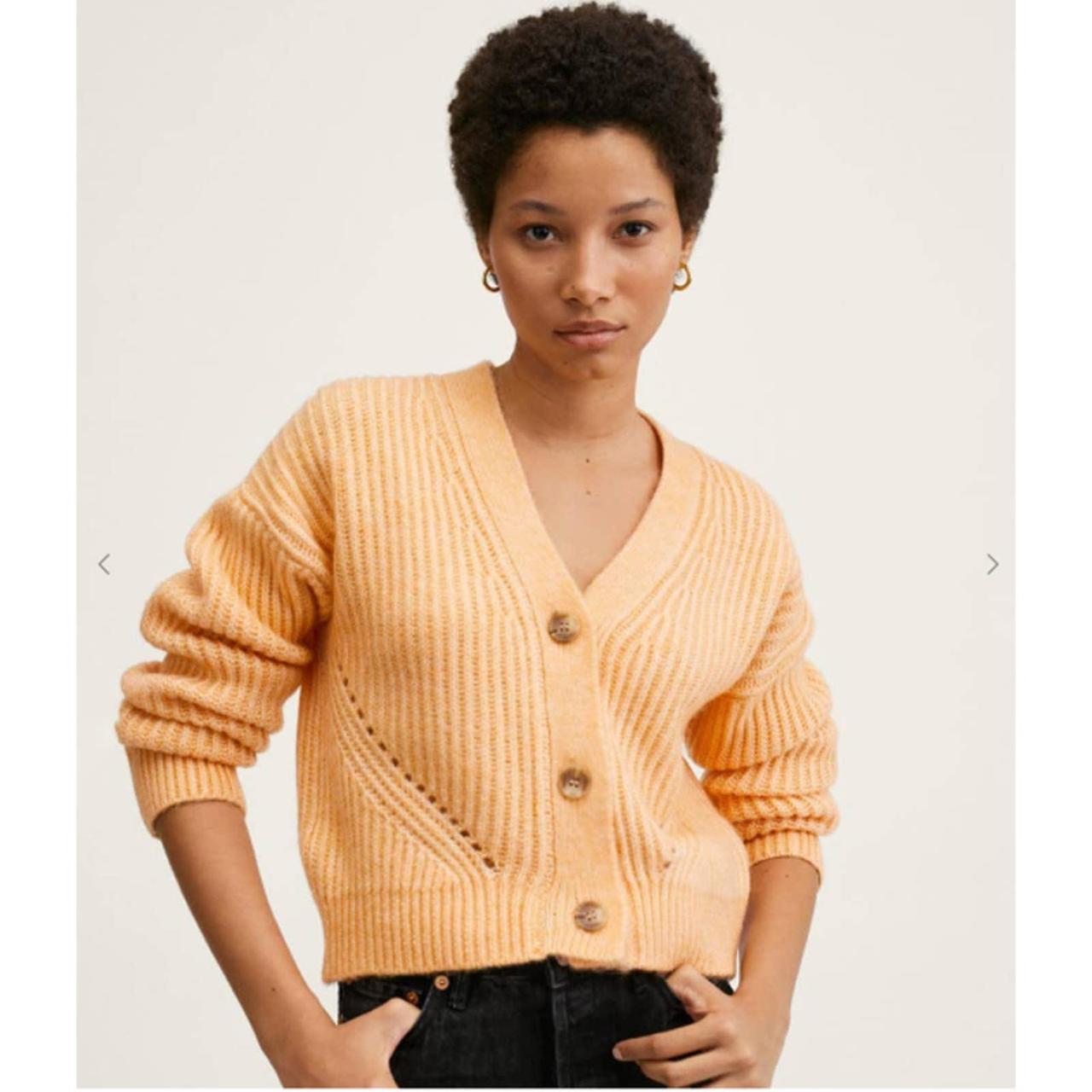 Mango Women's Orange Cardigan (3)