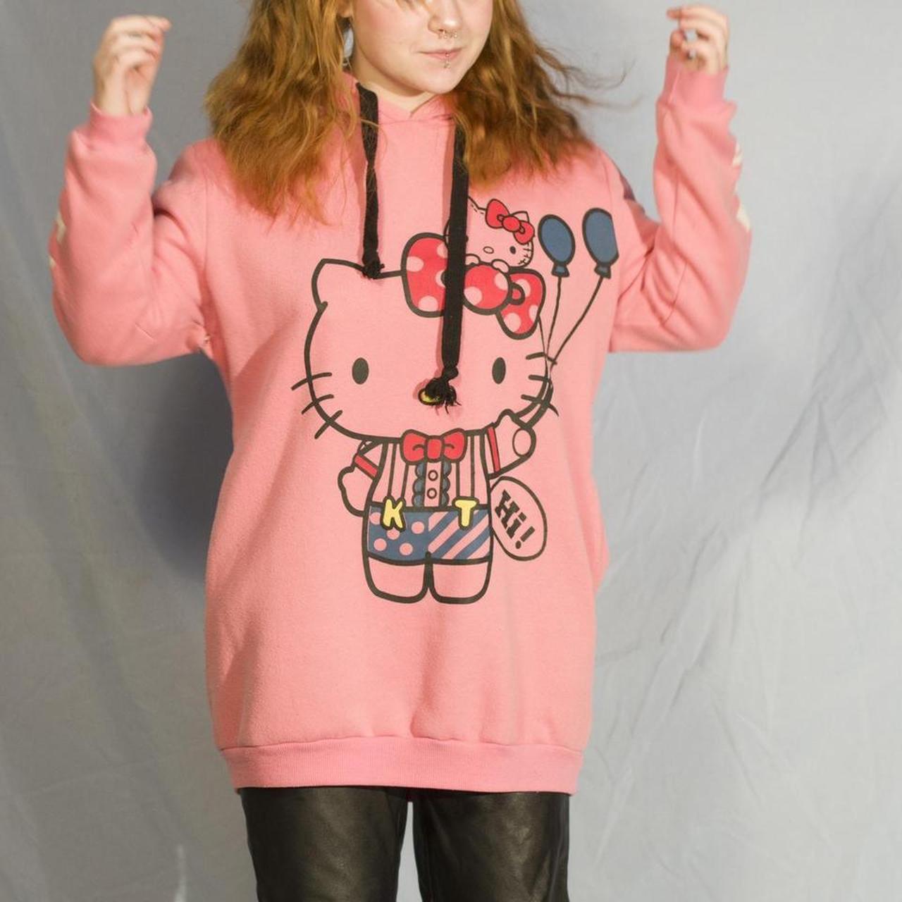 Hello kitty hoodie discount pink