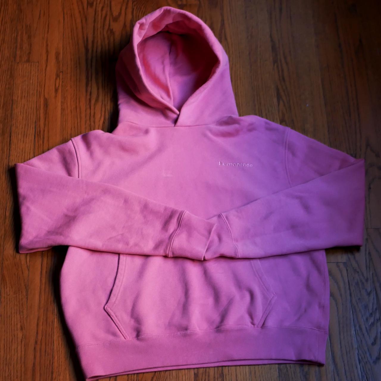 adidas pink humanrace hoodie i love love love this... - Depop