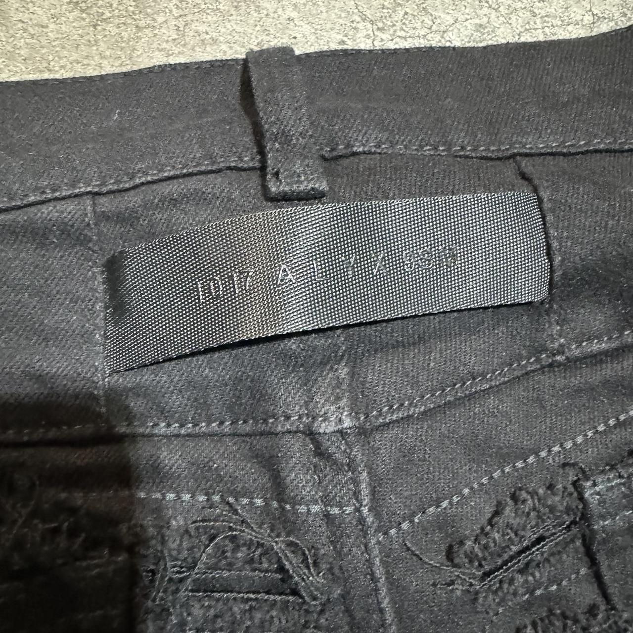 1017 Alyx 9SM x Blackmeans Distressed Frayed Black...