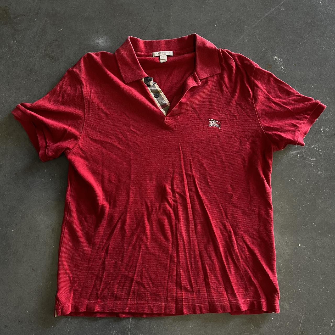 Burberry Brit Men's Red Polo-shirts