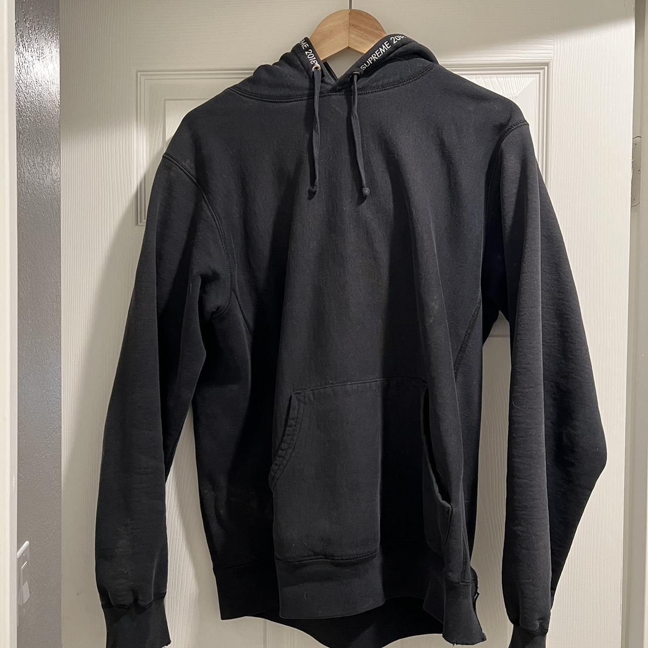 Supreme Channel Hooded Sweatshirt Size Medium Black