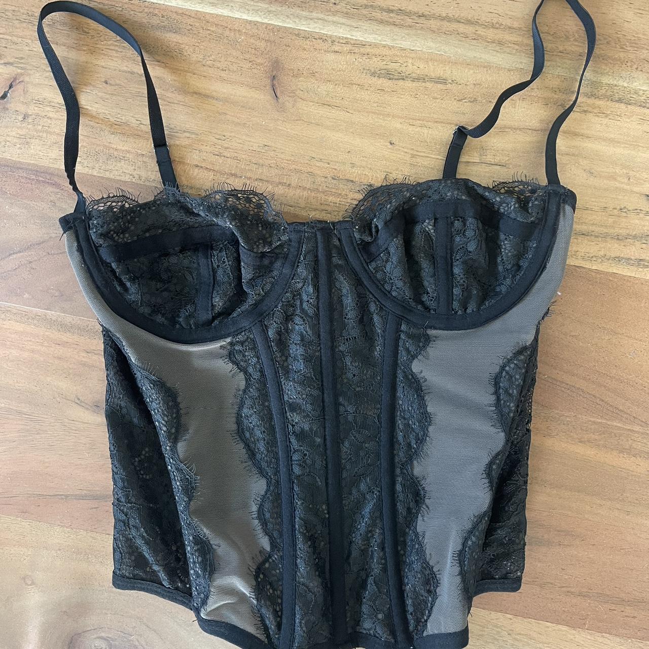 black urban outfitters corset size M - Depop