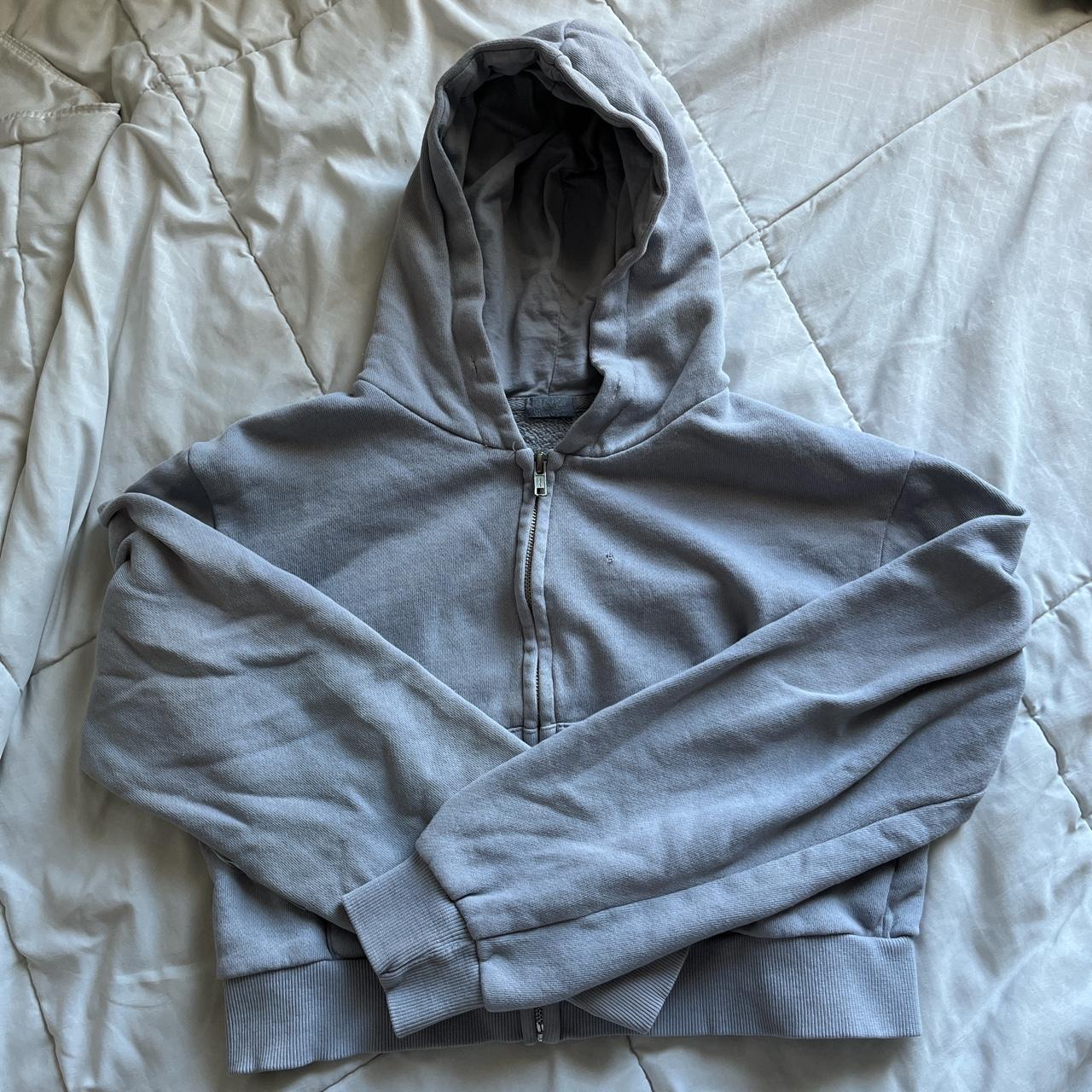 Light blue best sale crystal hoodie