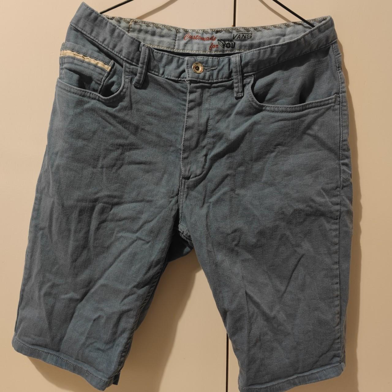 Vans V56 blue denim shorts, rare from 2014, 30