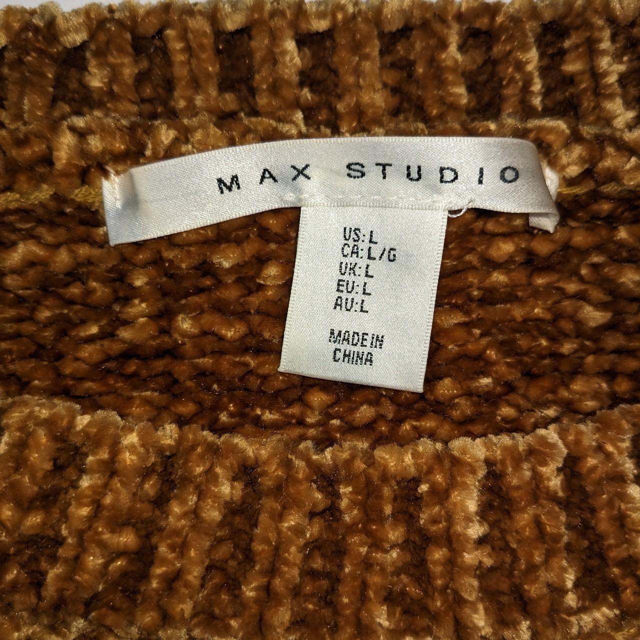 Max studio chenille clearance sweater