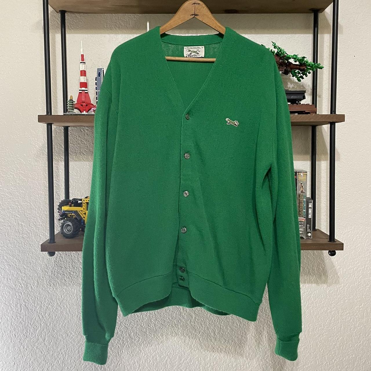 JCPenney Men's Green Cardigan Depop