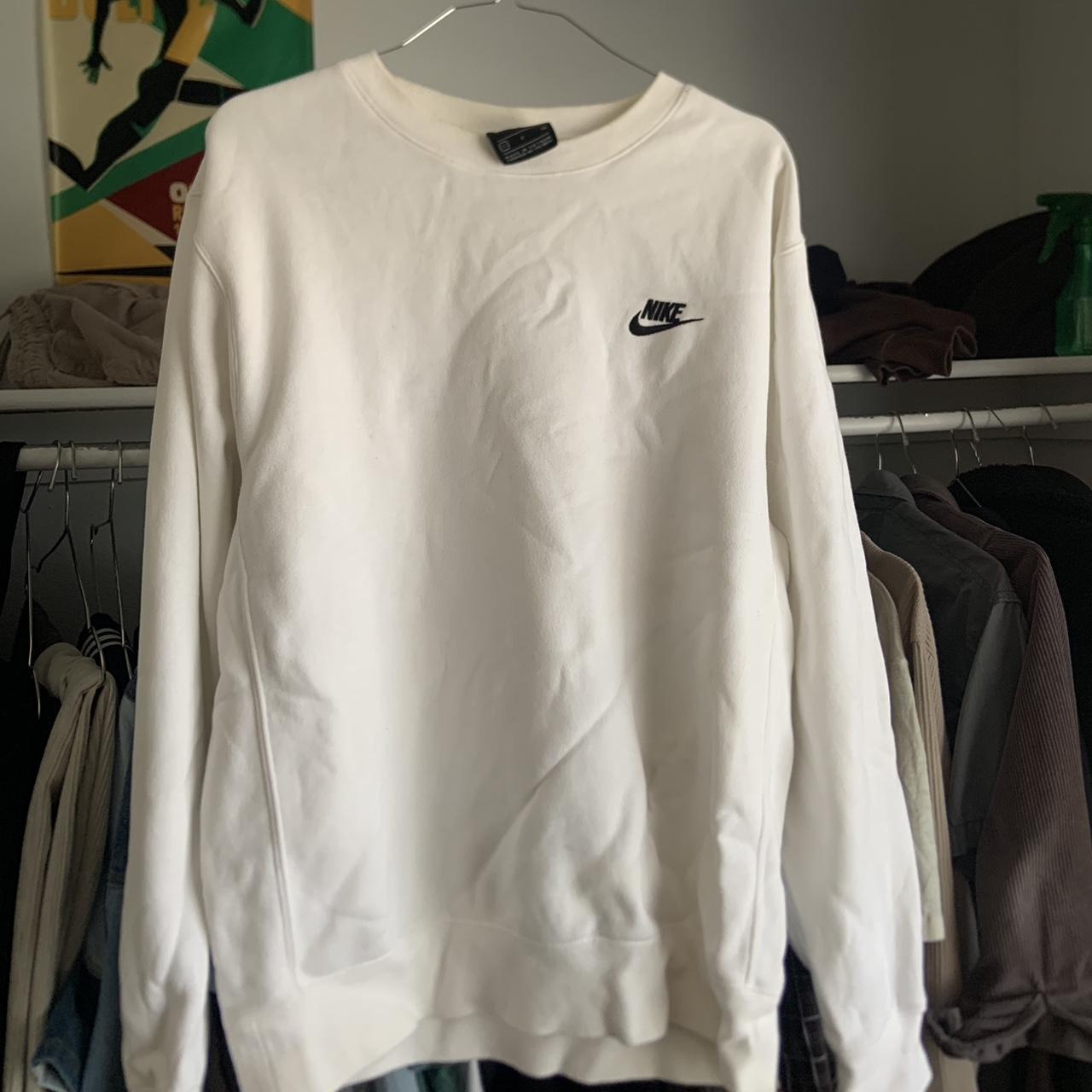 sweatshirt nike white