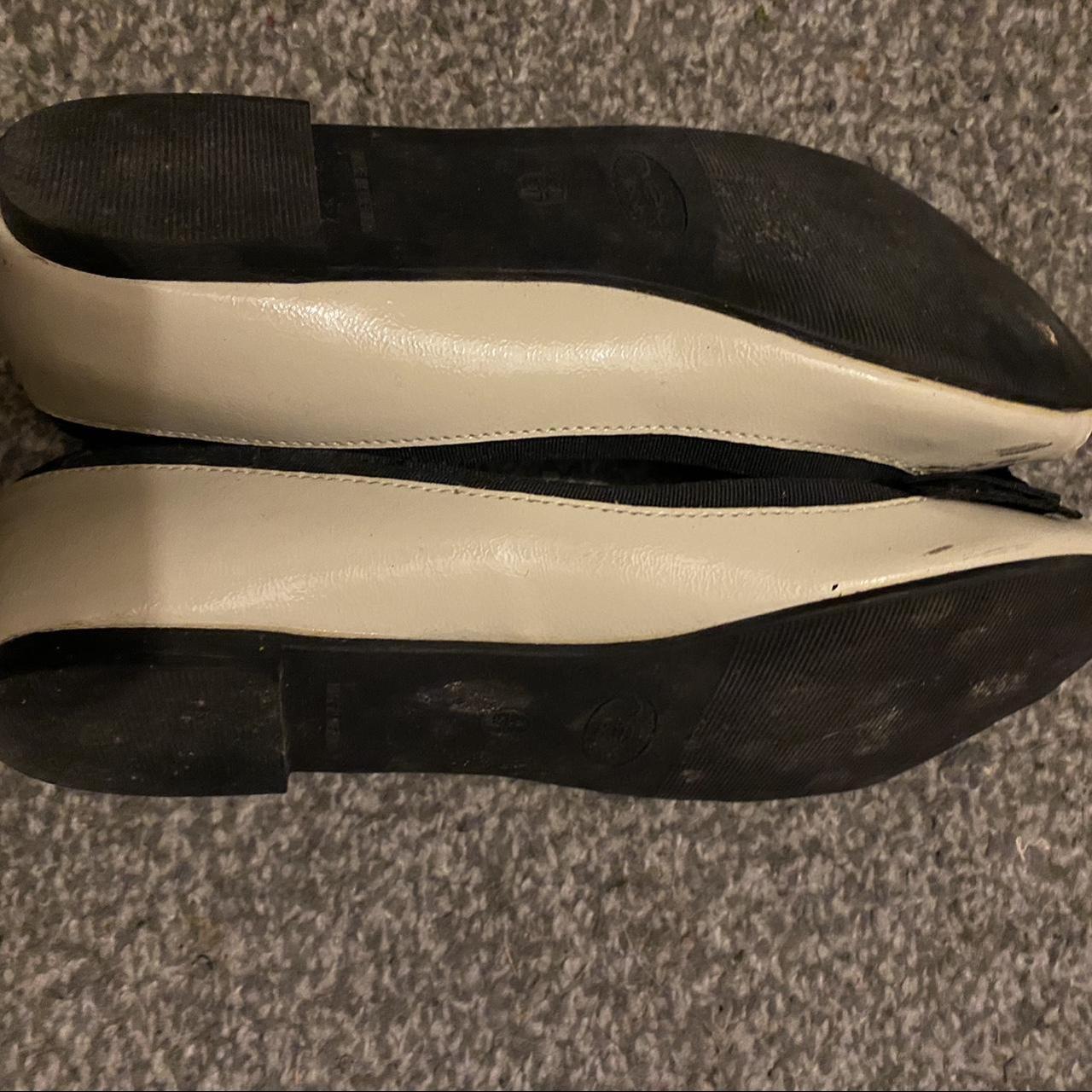 Women's Black and Cream Ballet-shoes | Depop