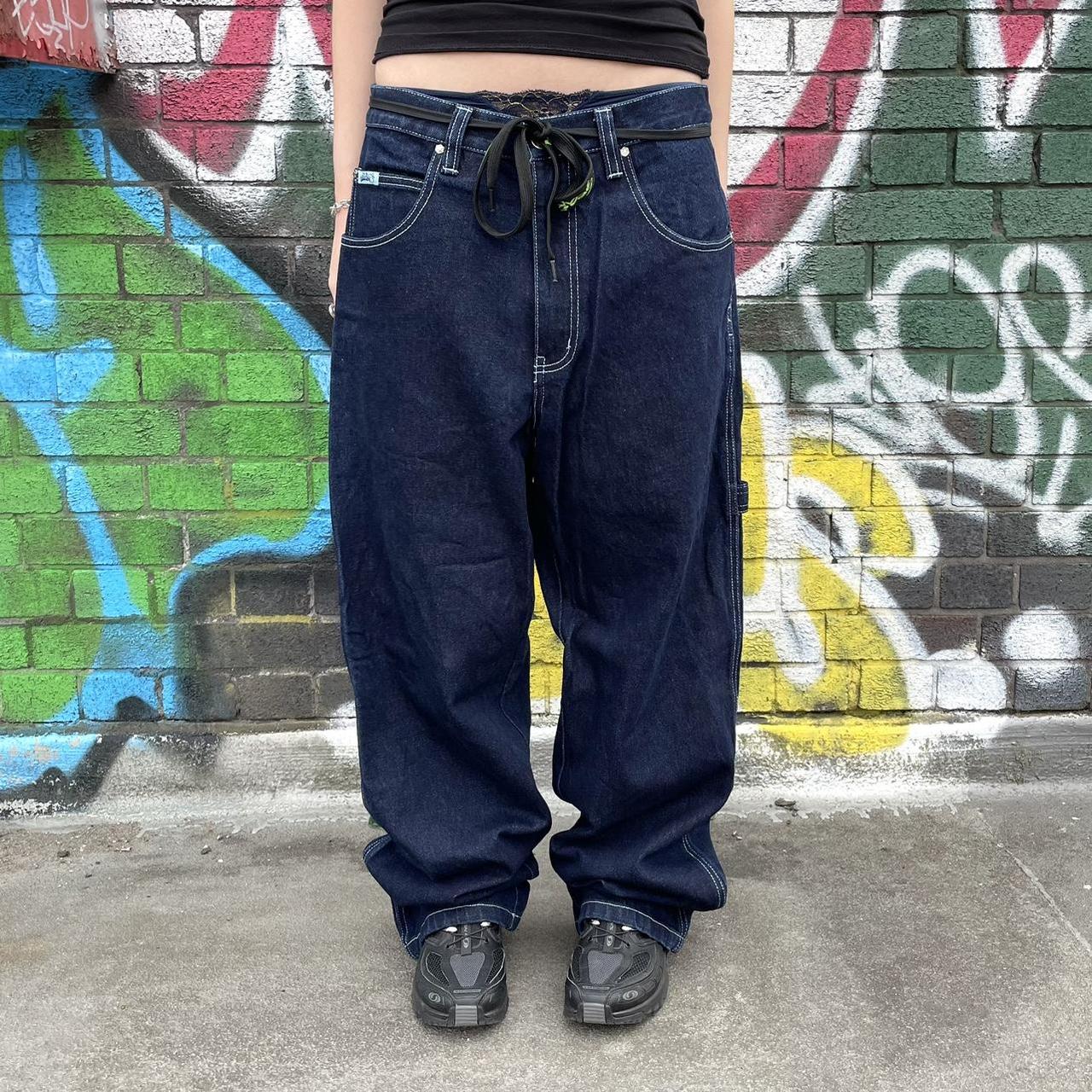 Southpole baggy jeans crazy pair of southpole jeans... - Depop