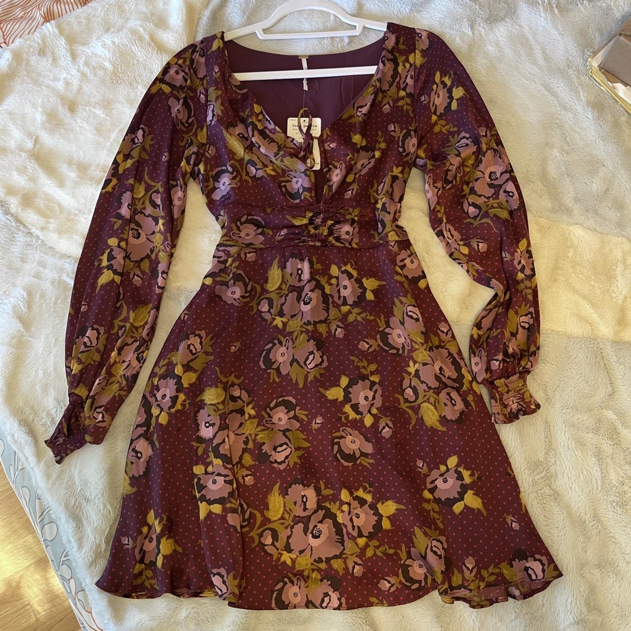 New Free People floral dress! Elegant and beautiful... - Depop