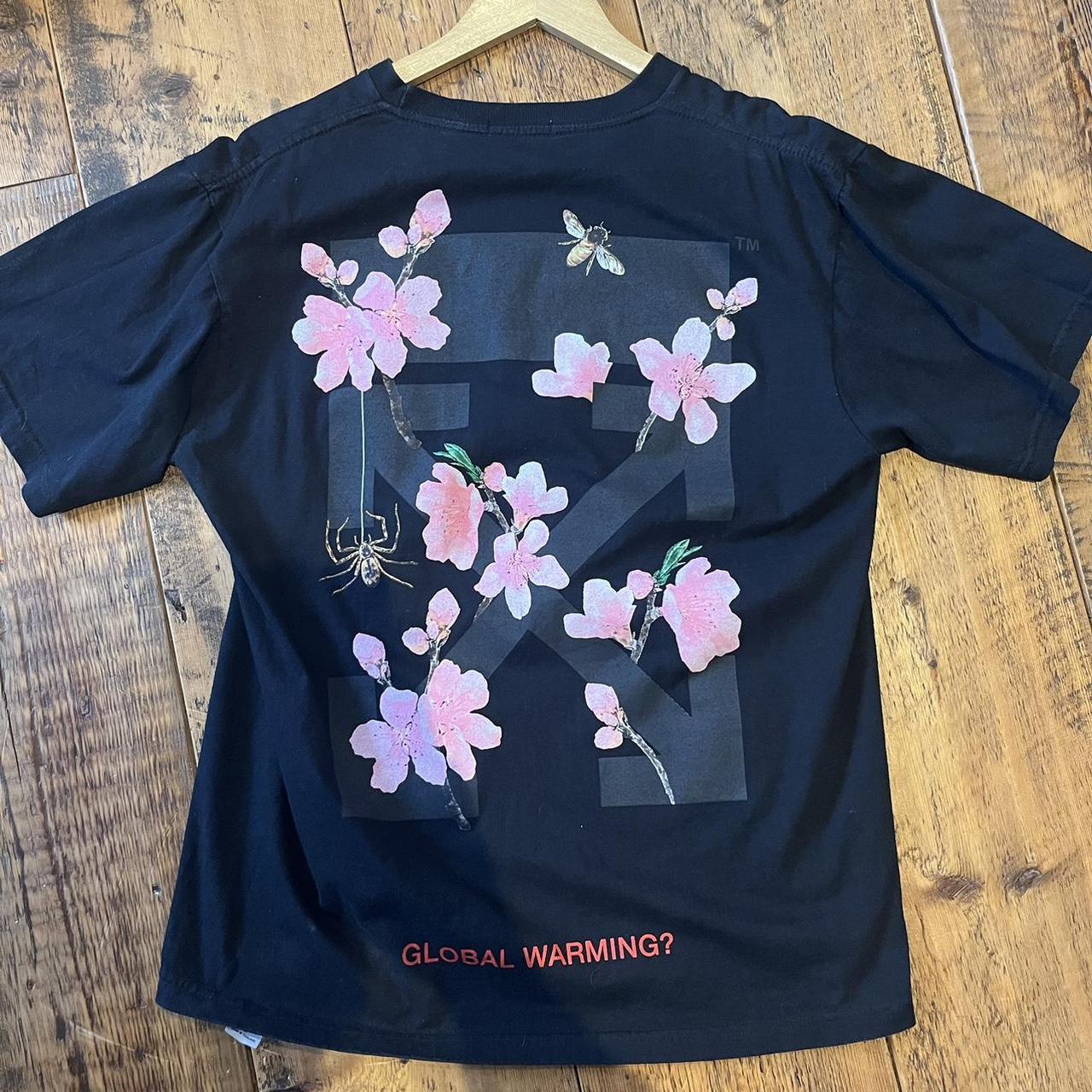 Off white hotsell global warming shirt