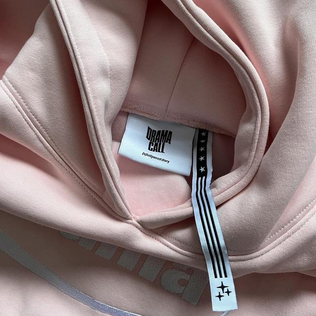 Drama call pink hoodie Size L Brand New, never Depop