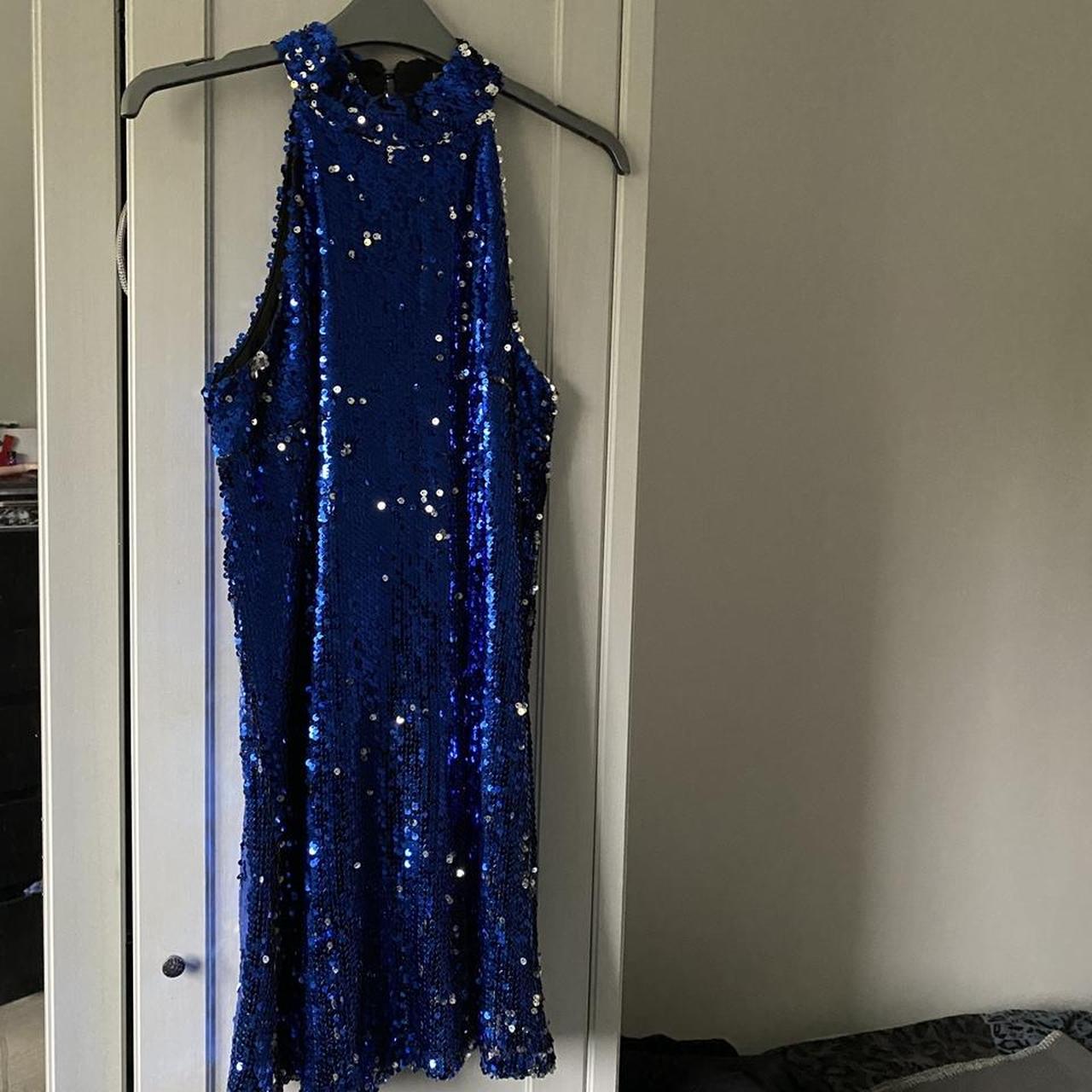 selling this gorgeous nasty gal halter neck sequin... - Depop