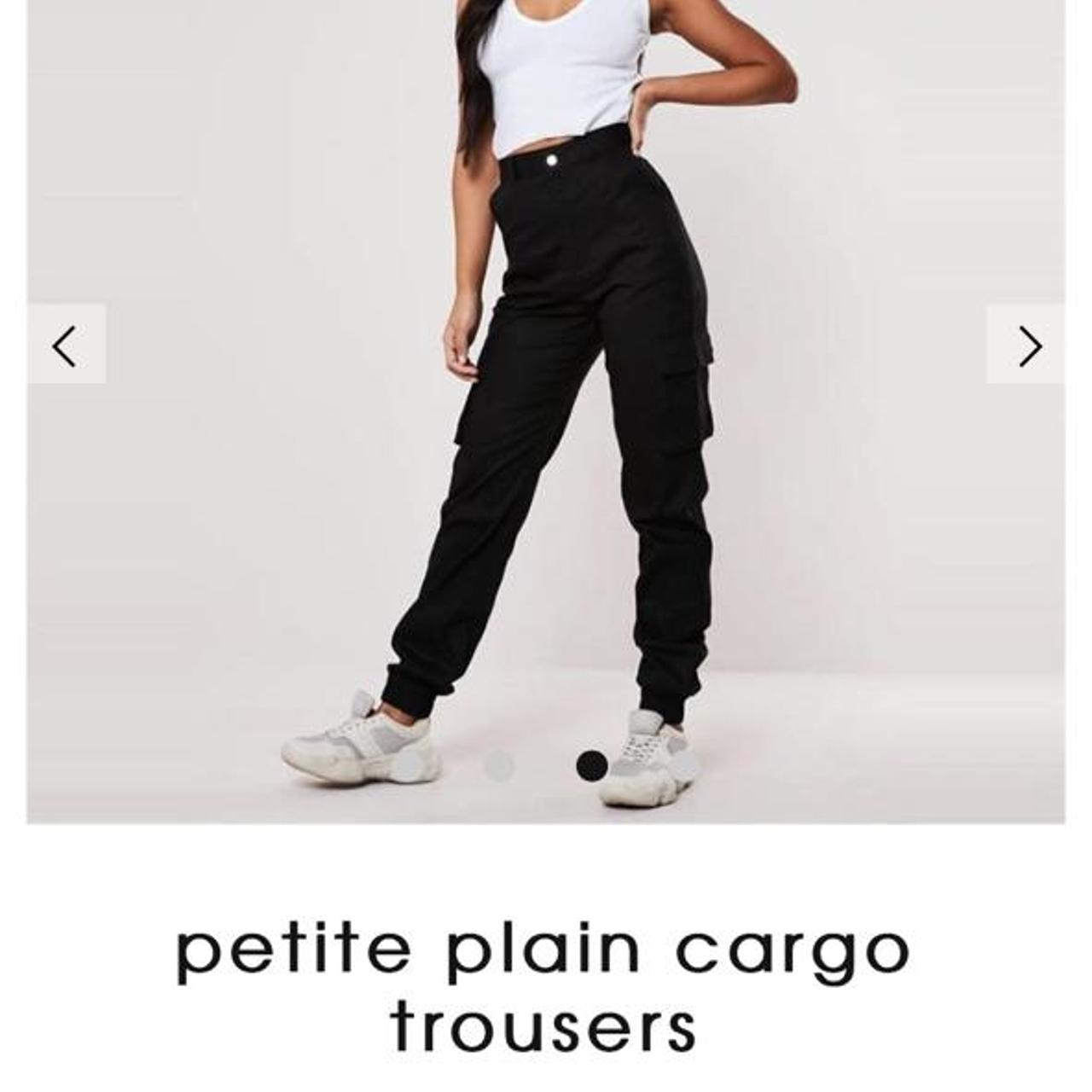 black cargos petite