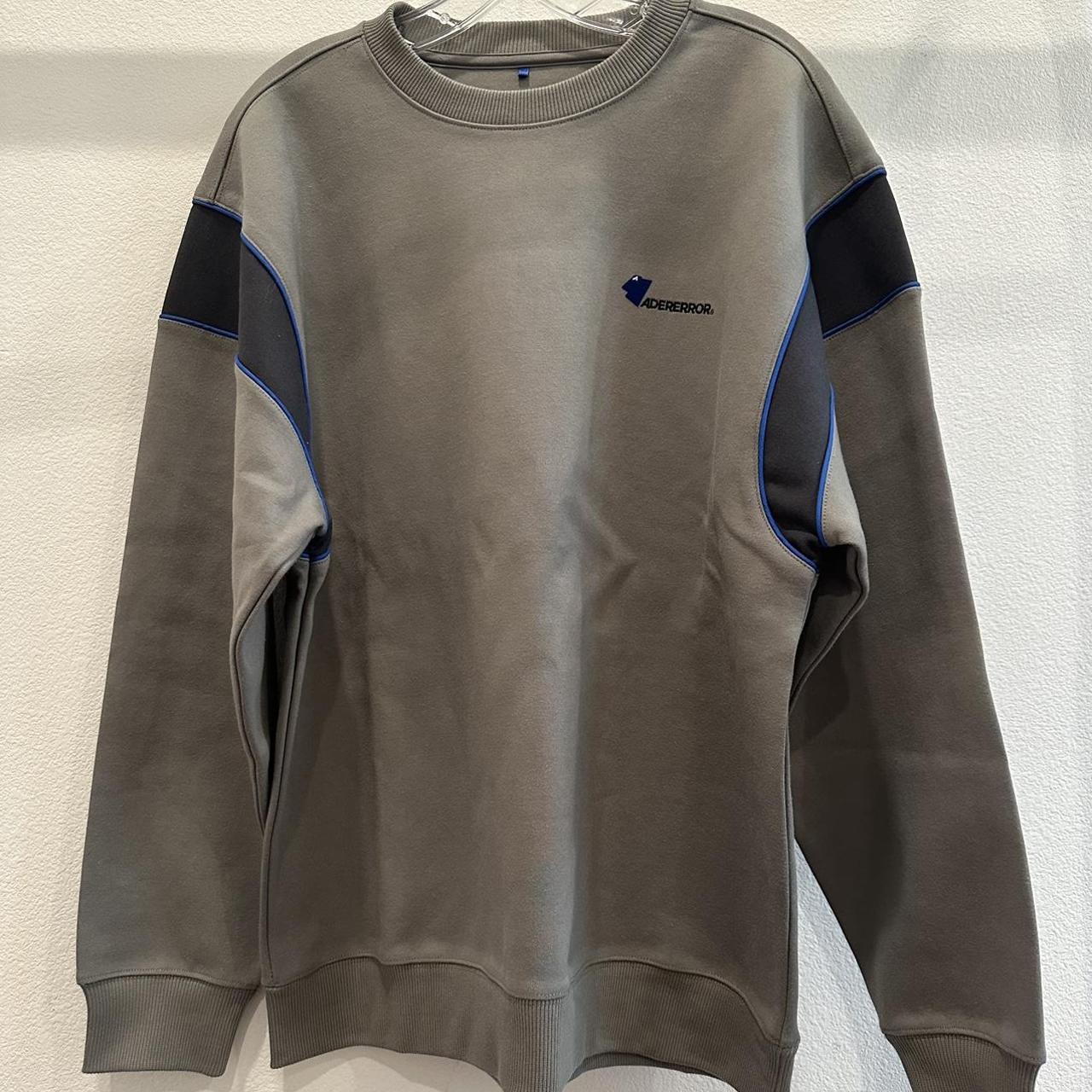 Ader Error Men's Sweatshirt - Grey/Blue - S – Ade… - image 2