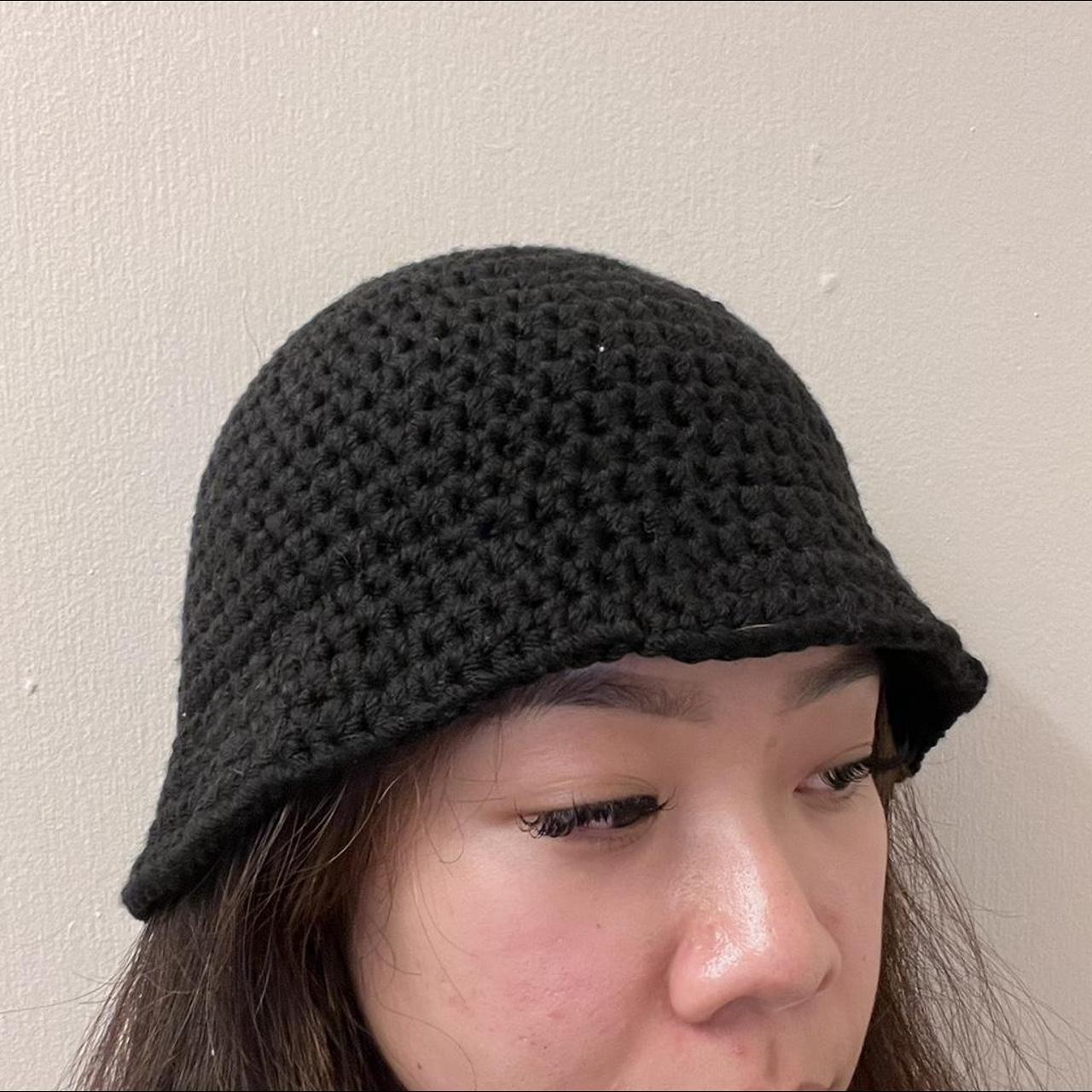 🖤 black bucket hat 🖤 handmade, one-of-a-kind,... - Depop