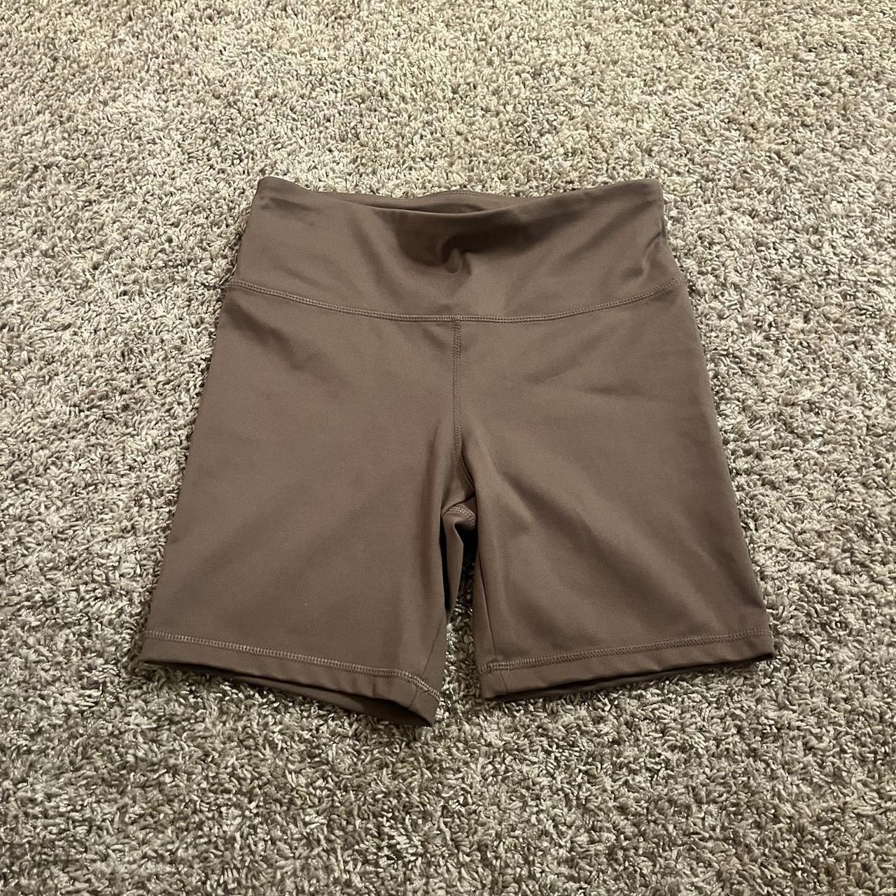 Jockey Taupe Brown Biker Shorts Mid thigh length... Depop