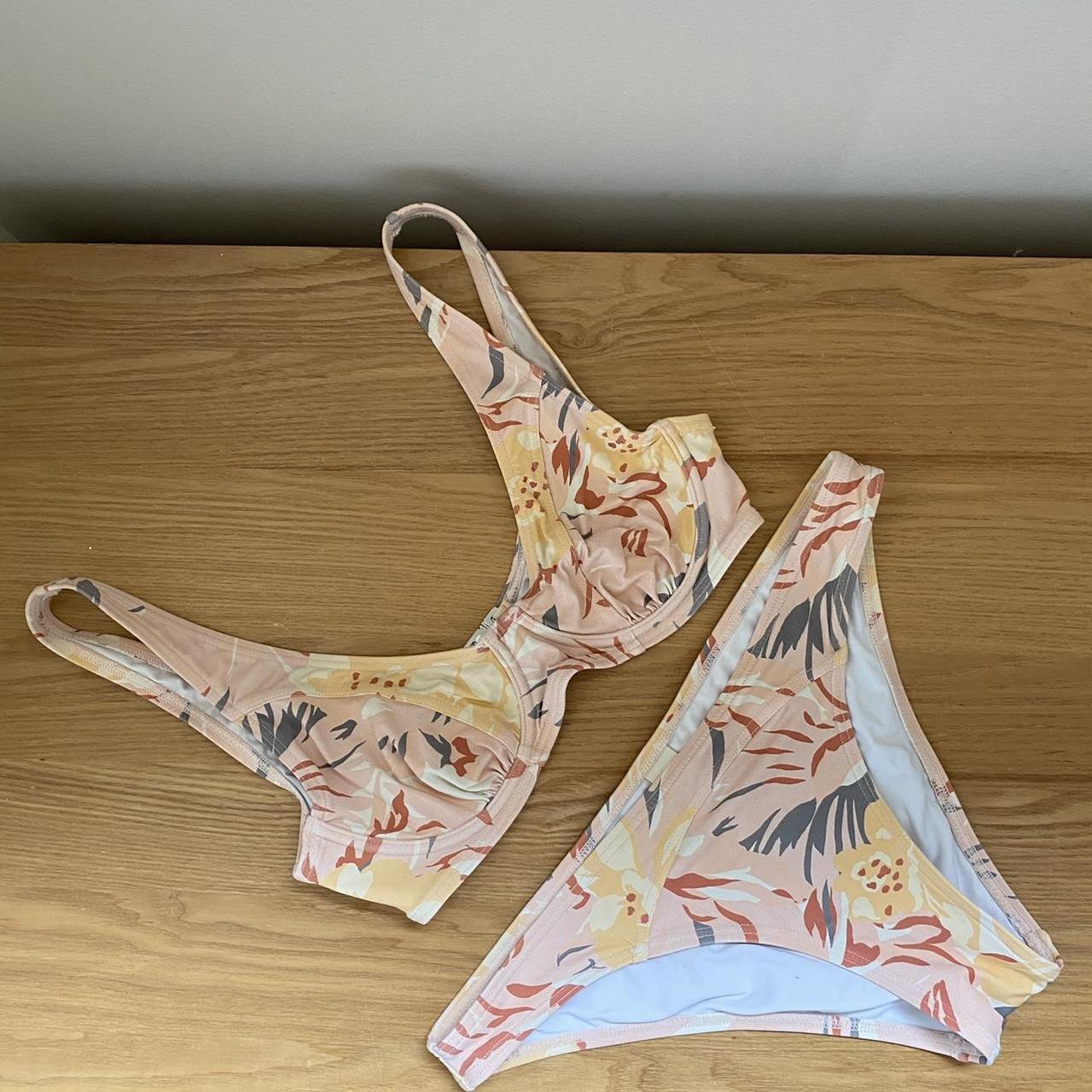 Zulu & Zephyr - Floral Bathers (size: 8 - top & 10 -... - Depop