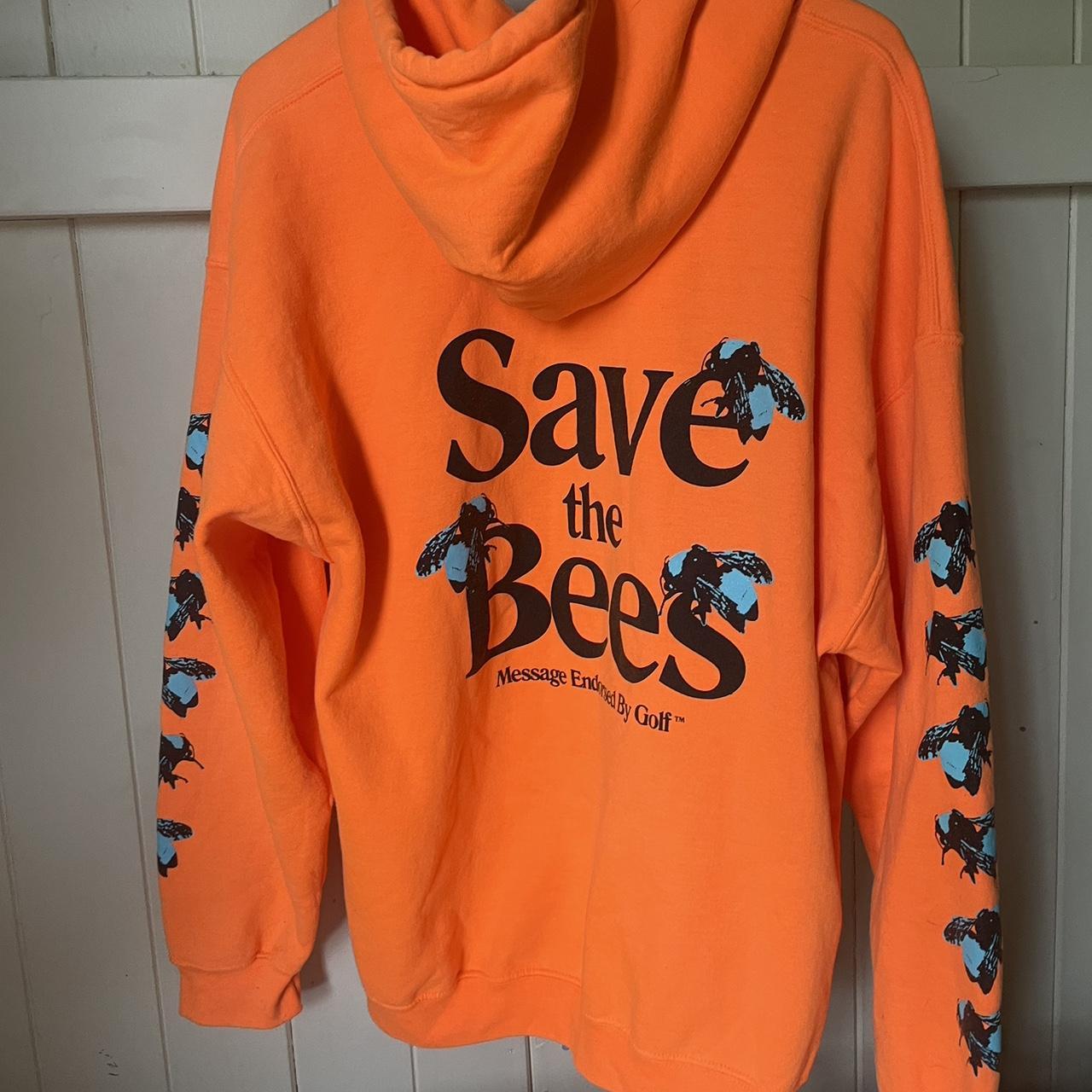 Orange Hoodie Save The Bees Sweater Tyler The Creator Flower Boy