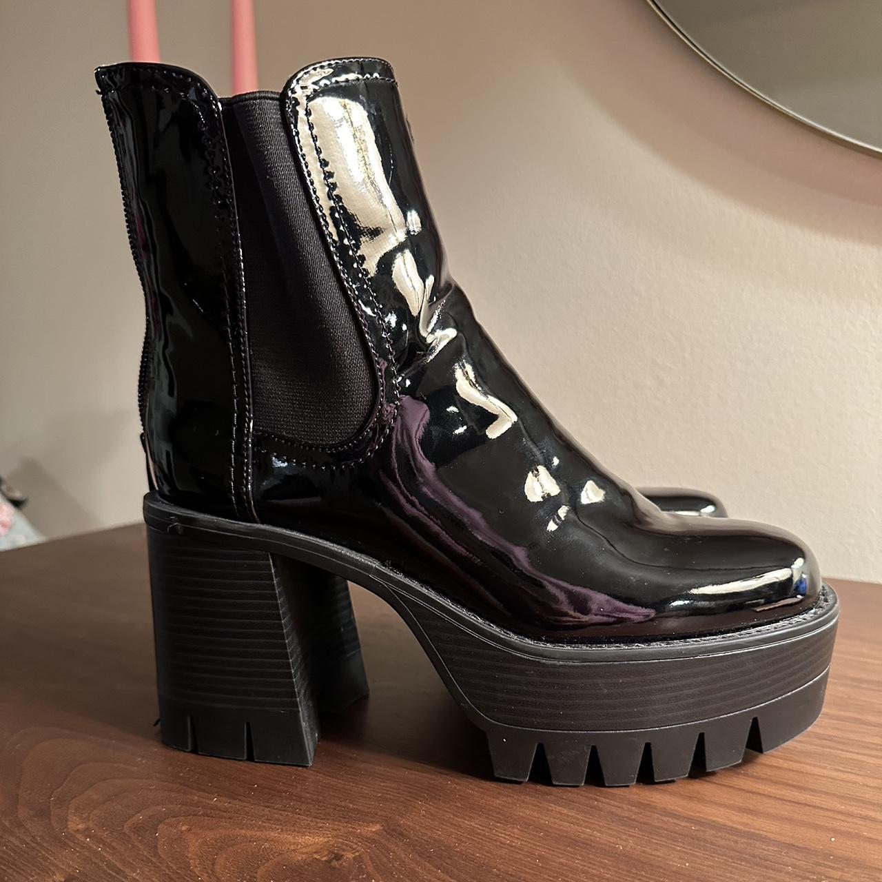 Madden Girl black platform boots size 7 womens. Not... - Depop