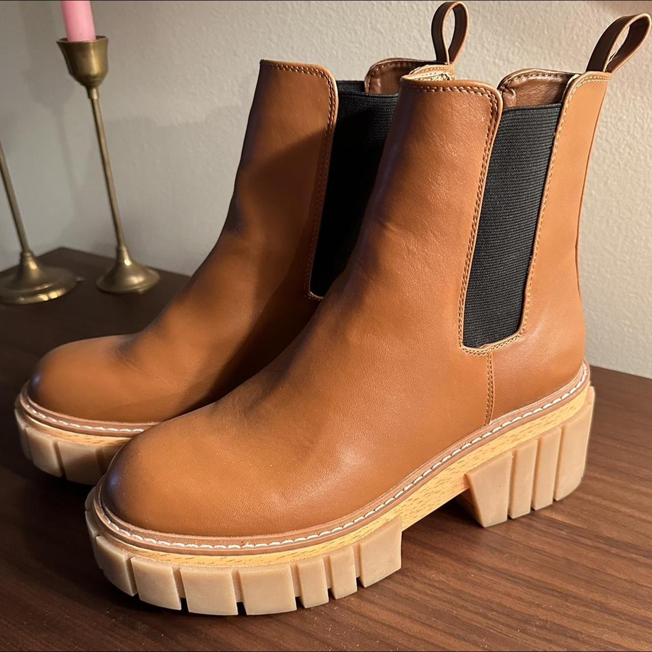 Madden Girl women's brown fall boots. these booties... Depop