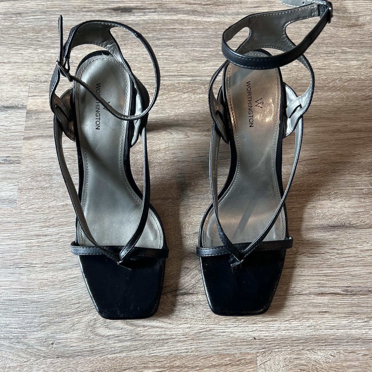 worthington black heels