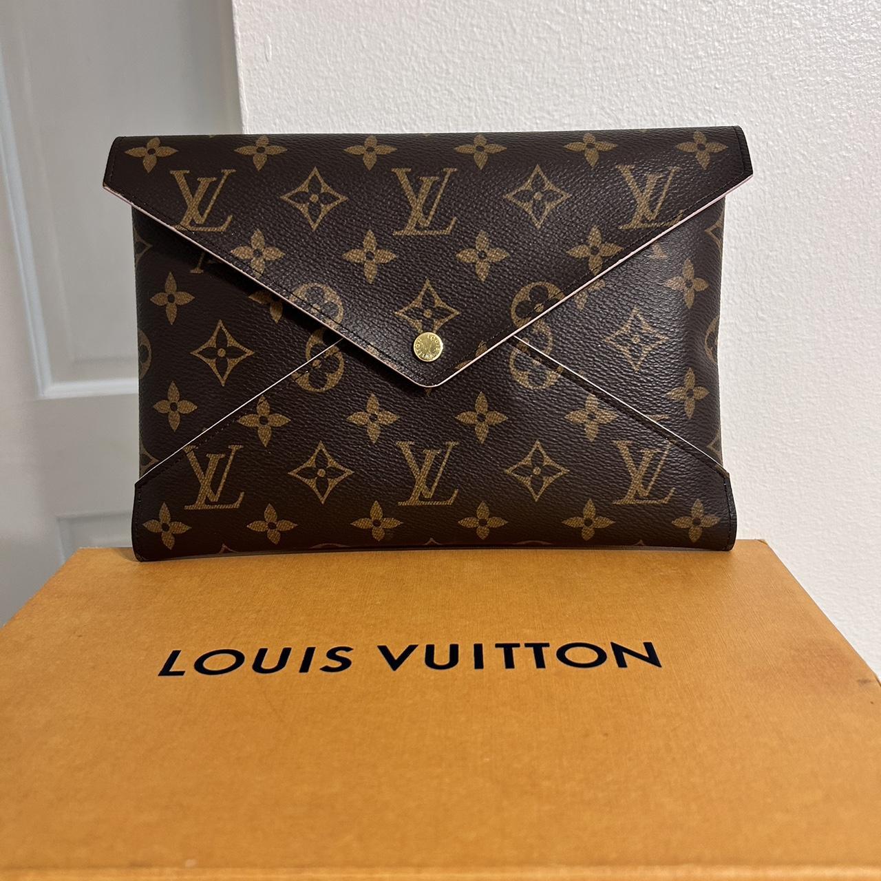 Authentic Louis Vuitton large pouch Comes with box... - Depop