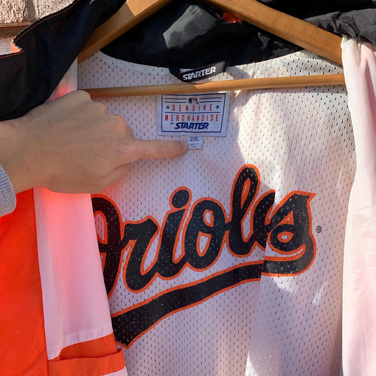 Vintage 90s Baltimore Orioles Starter Pull Over - Depop